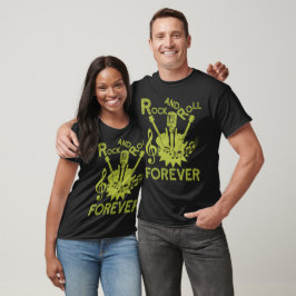 Camiseta Rock and Roll Forever, Rock dos anos 80 Engraçado