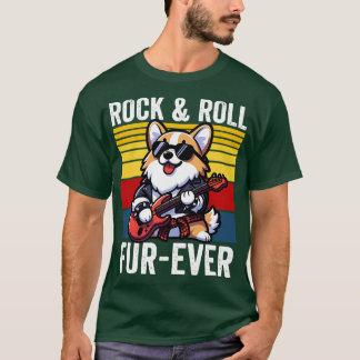 Camiseta Rock and Roll fur
