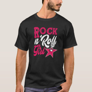 Camiseta Rock And Roll Girl Guitarrista Rock Mu