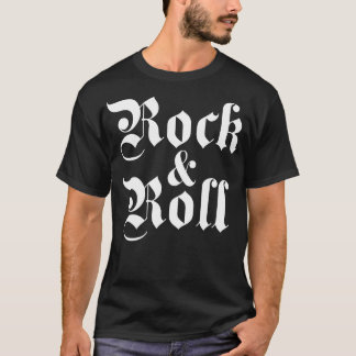 Camiseta rock and roll gothic