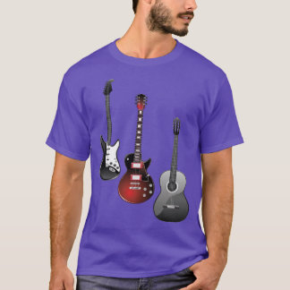 Camiseta Rock And Roll Guitar