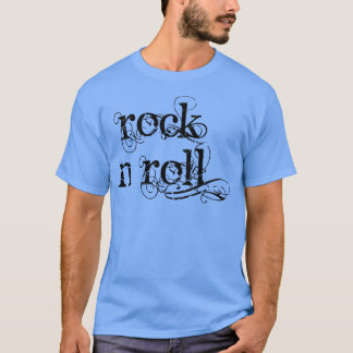 Camiseta rock and roll orgânico