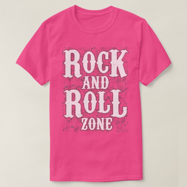 Camiseta Rock And Roll Typografia Music Lover (Frente do Design)