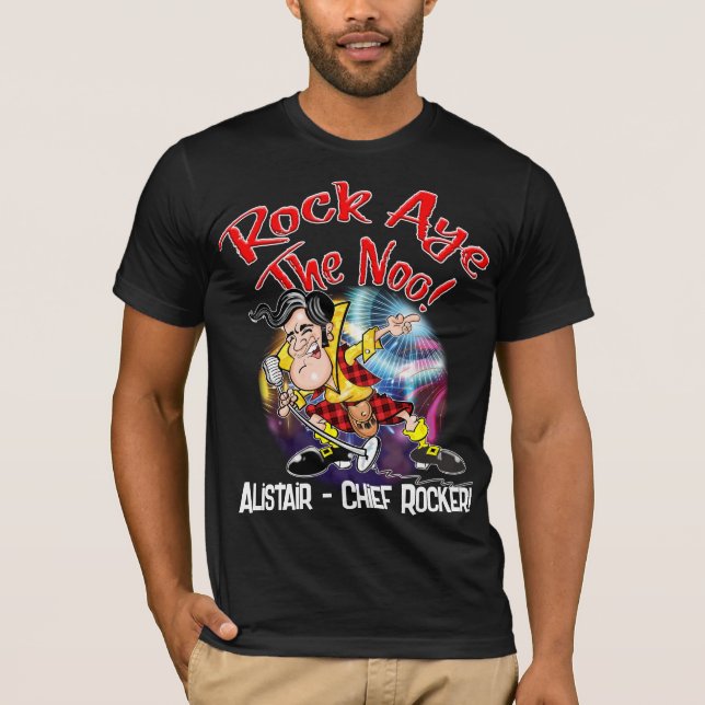 Camiseta Rock Aye O Noo! (Frente)