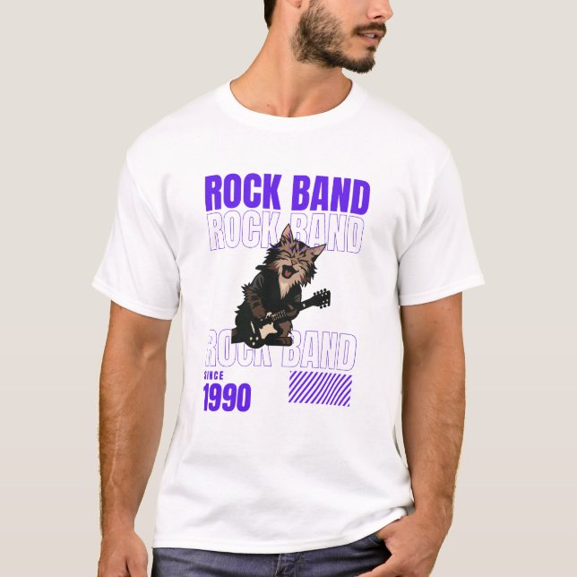 Camiseta Rock Band (Frente)