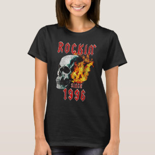 Camiseta Rock Clássico 1996 - 25 Birthday Rock And Roll Dis