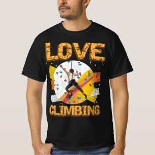Camiseta Rock Climber Escalando Rock Jock Belayer Ice M