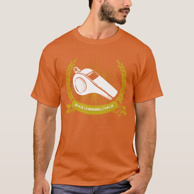 Camiseta Rock Climbing Coach Rock Climber Funny Bouldering  (Frente)