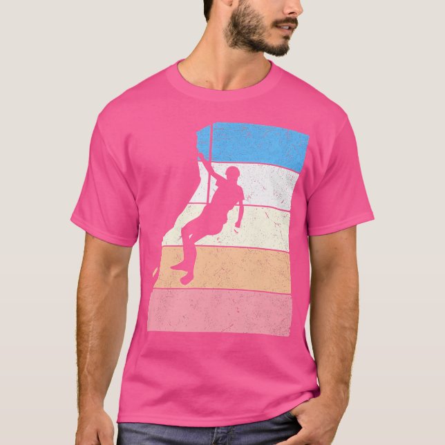 Camiseta Rock Climume Bouldering Vintage Mountain C (Frente)