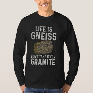 Camiseta Rock Coletando Engraçado Não Leve para Granite Ge
