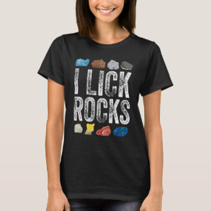 Camiseta Rock Collecting I Lick Rocks Collector Geology Geo
