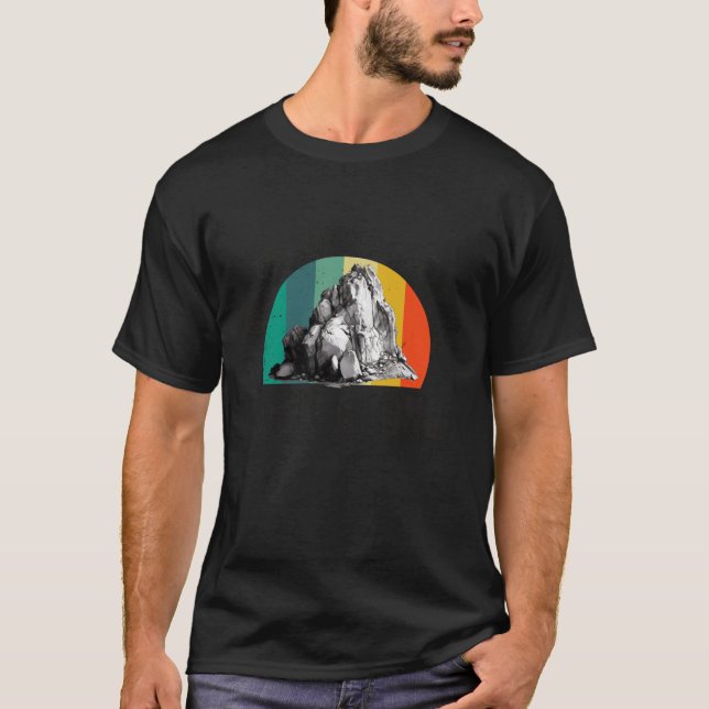 Camiseta Rock Collector Caça Homens Mulheres Pedra Geologia (Frente)