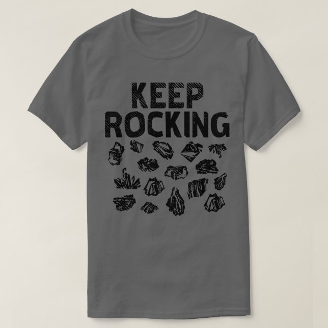 Camiseta Rock Collector Keep Rocking (Frente do Design)