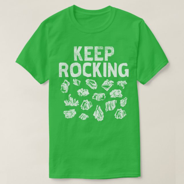 Camiseta Rock Collector Keep Rocking 1 (Frente do Design)