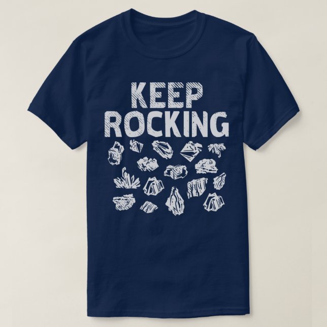 Camiseta Rock Collector Keep Rocking 1 (Frente do Design)