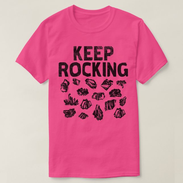 Camiseta Rock Collector Keep Rocking 1 (Frente do Design)