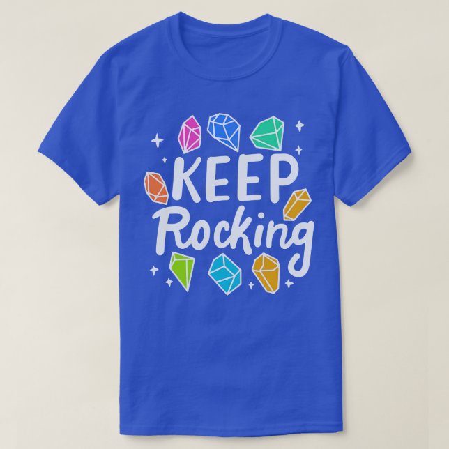 Camiseta Rock Collector Keep Rocking 3 (Frente do Design)
