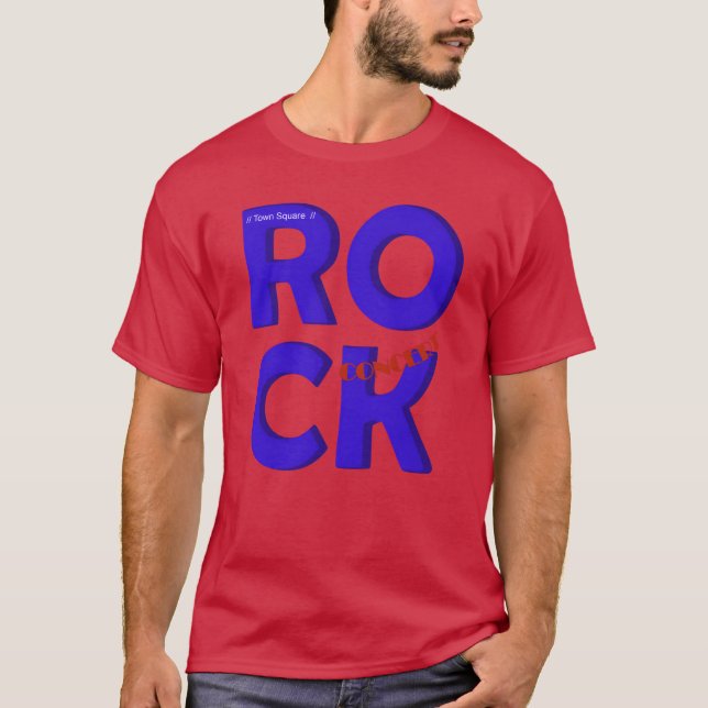 Camiseta Rock Concert funny (Frente)