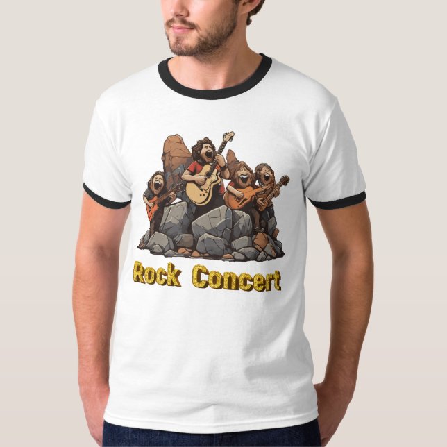Camiseta Rock Concert Humor (Frente)