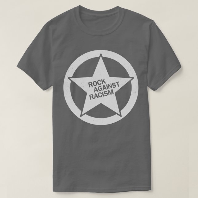 Camiseta Rock Contra Racismo (Frente do Design)