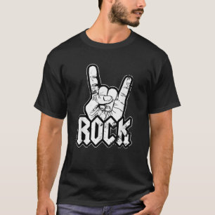 Camiseta Rock Devil Horns Festival Banda Metalhead Roc