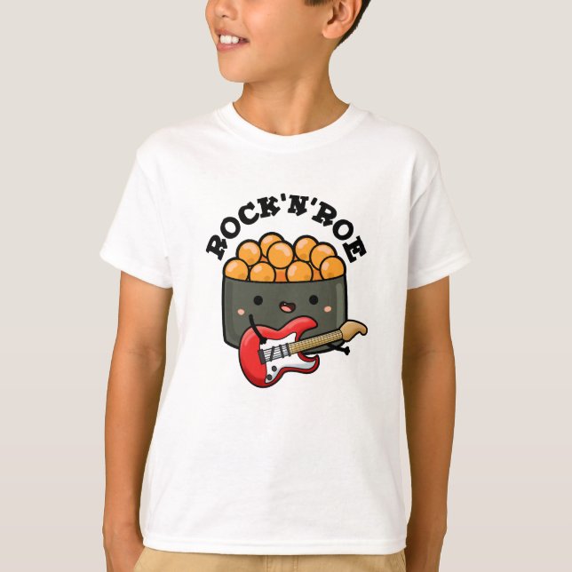 Camiseta Rock E Roe Funny Sushi Pun (Frente)