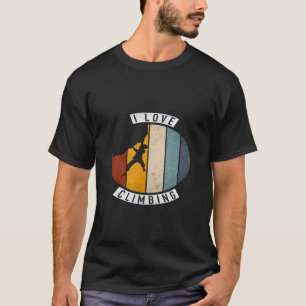 Camiseta Rock Escalando Bouldering I Caminhando Para Dentro