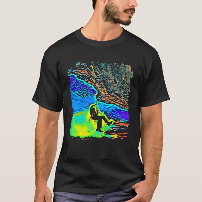 Camiseta Rock Escalbing Pop Art Premium (Frente)