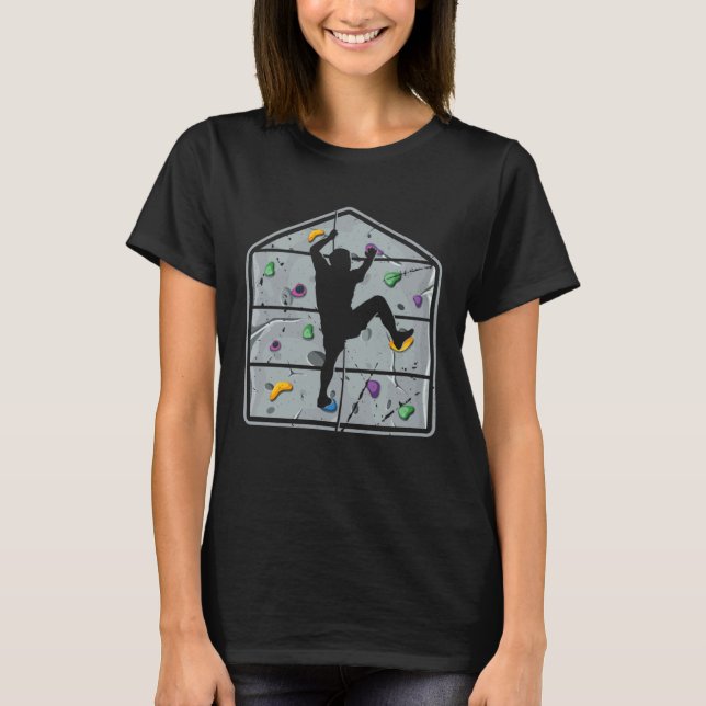 Camiseta Rock Escalbing Retro Mountain Climdering Hi (Frente)