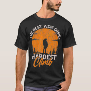 Camiseta Rock Escaling Lover Bouldering Mountain Clima Hi