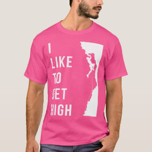 Camiseta Rock Escaling Rock Escalber Engraçado Eu Gosto De