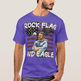Camiseta Rock Flag e Eagle