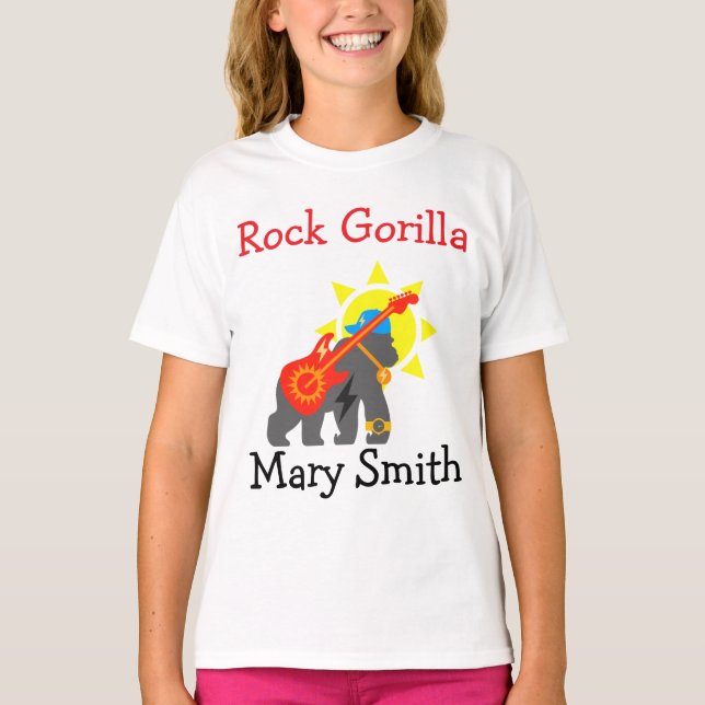 Camiseta Rock Gorilla (Frente)