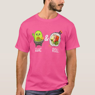 Camiseta Rock Guac E Roll Music Guacamole Avocado Sushi V