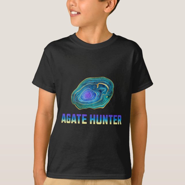 Camiseta Rock Hunting Rock Collector Agate Geology Agate Hu (Frente)