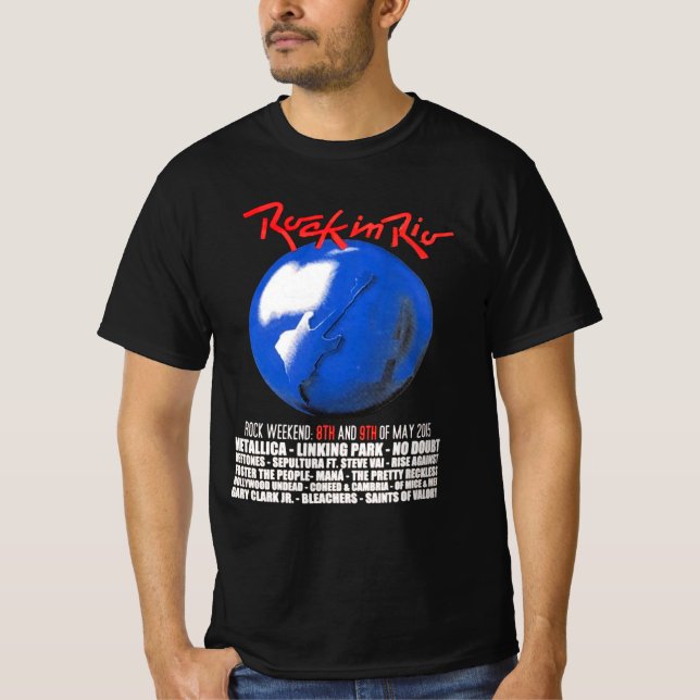 Camiseta Rock in rio retro (Frente)