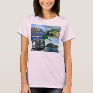 Camiseta Rock Landscapes da Colagem do Alasca