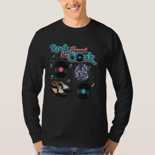 Camiseta Rock Lover Poodle Disco Hip Hop 1950's Dance