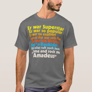 Camiseta Rock Me Amadeus Falco