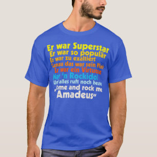 Camiseta Rock Me Amadeus Falco