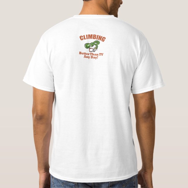 Camiseta Rock, Montanha Subindo (Verso)