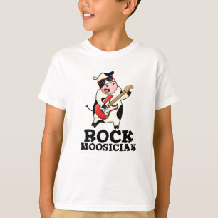 Camiseta Rock Moosdish Cute Cow Pun