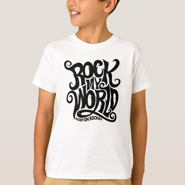 Camiseta Rock My World (Frente)