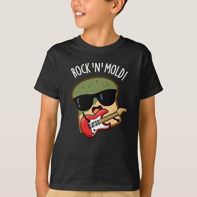 Camiseta Rock n Mold Funny Bread Dark BG (Frente)