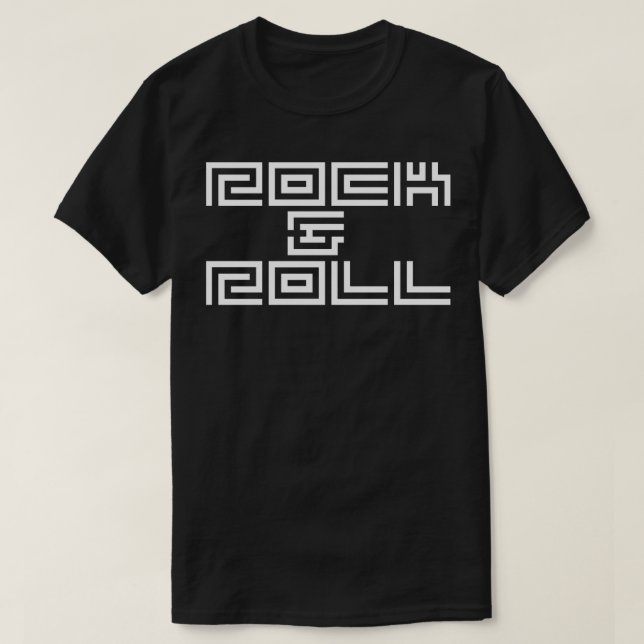 Camiseta rock n roll 6 (Frente do Design)
