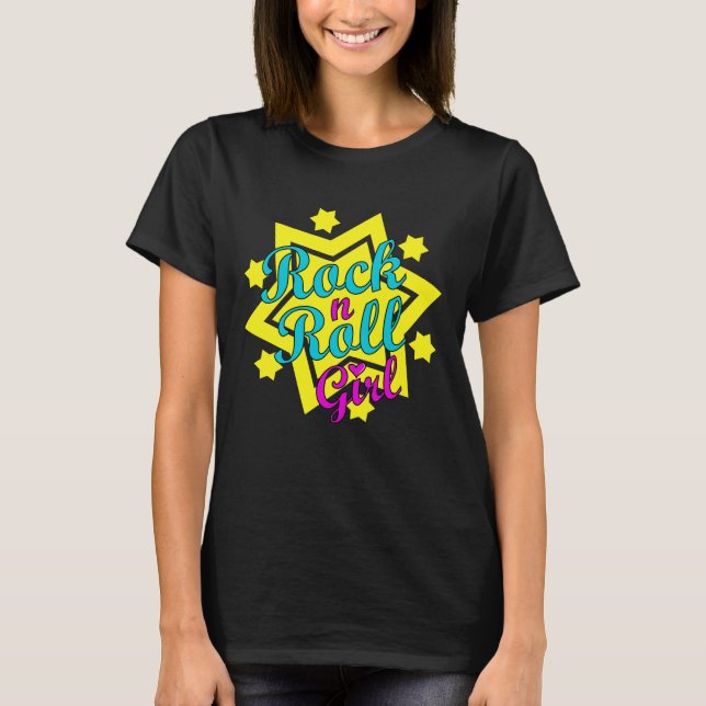 Camiseta Rock n Roll Girl (Frente)