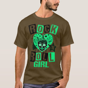 Camiseta Rock n Roll Girl Music Dancing Festival 7