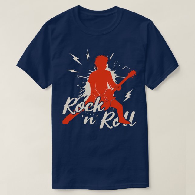 Camiseta Rock n Roll Music Dancing Concert Festival 19 (Frente do Design)