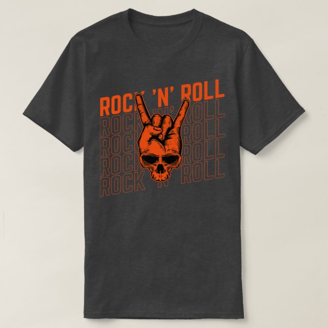 Camiseta Rock n Roll Music Dancing Concert Festival 20 (Frente do Design)