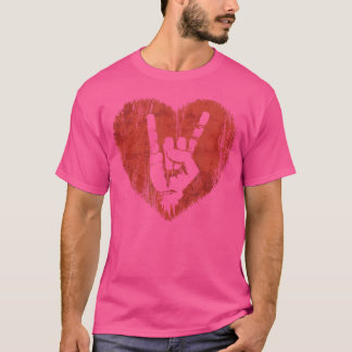 Camiseta Rock N Roll Music Lover Horns Rock On Concert